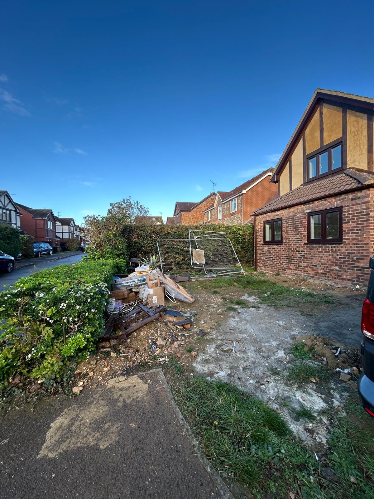 Exterior groundworks and site clearance